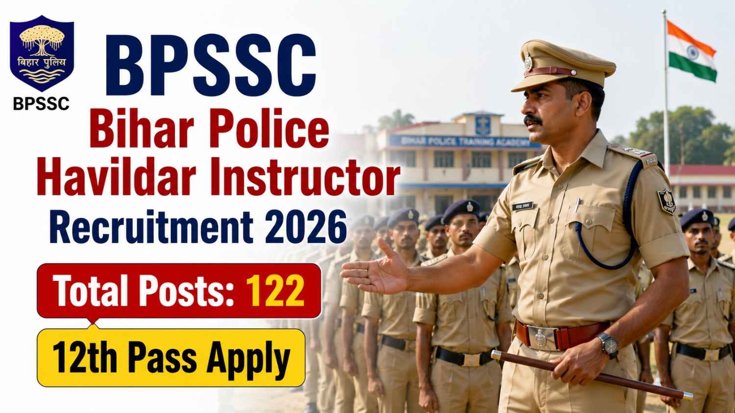 BPSSC Bihar Police Havildar Instructor Recruitment 2026