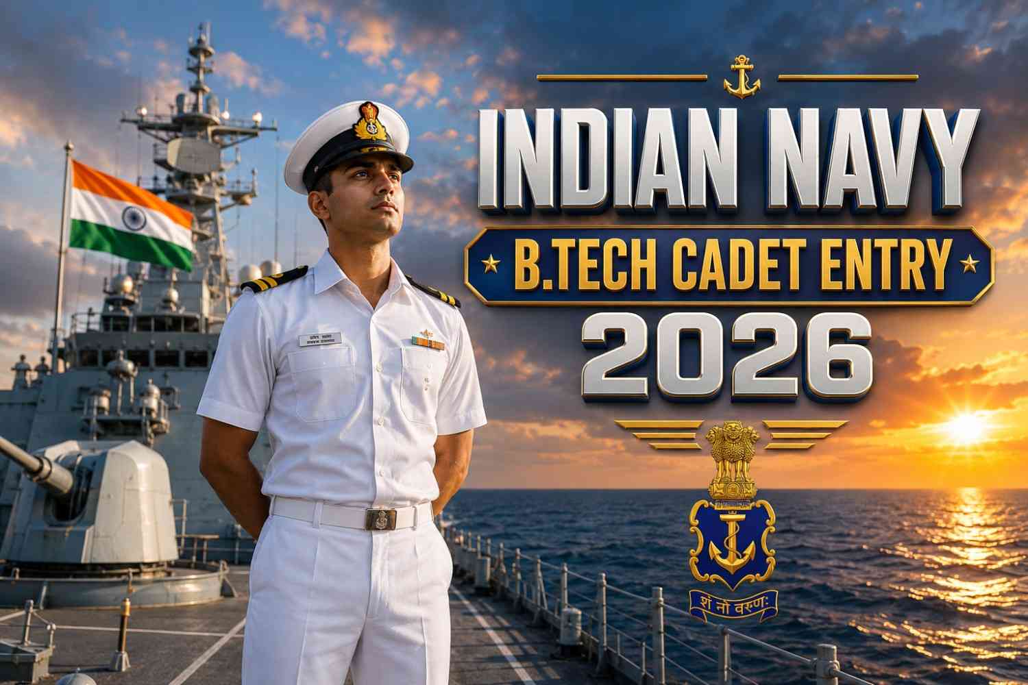 Indian Navy B.Tech Cadet Entry 2026