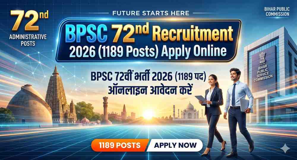 BPSC 72nd Recruitment 2026