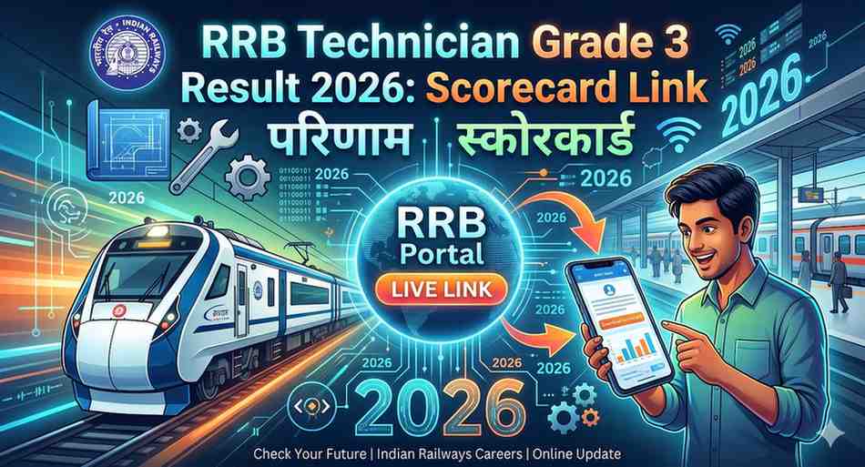 RRB Technician Grade 3 Result 2026: Scorecard Link