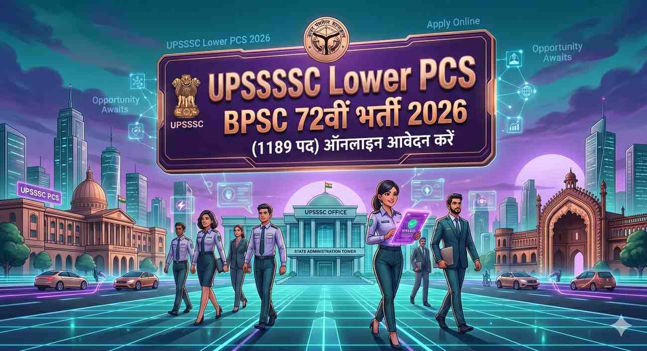 UPSSSC Lower PCS Recruitment 2026