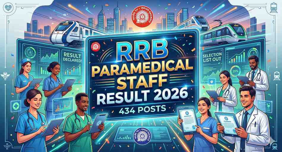 RRB Paramedical Staff Result 2026