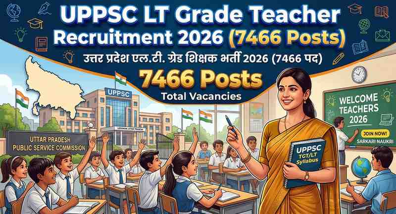 UPPSC LT Grade Teacher Recruitment 2026