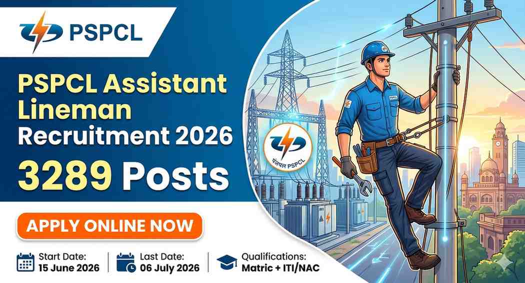 PSPCL Assistant Lineman Recruitment 2026