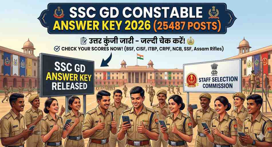 SSC GD Constable Answer Key 2026