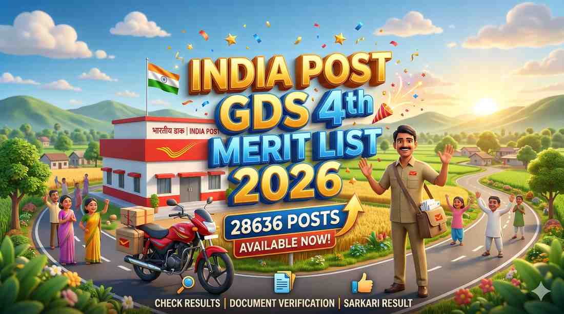 India Post GDS 4th Merit List 2026
