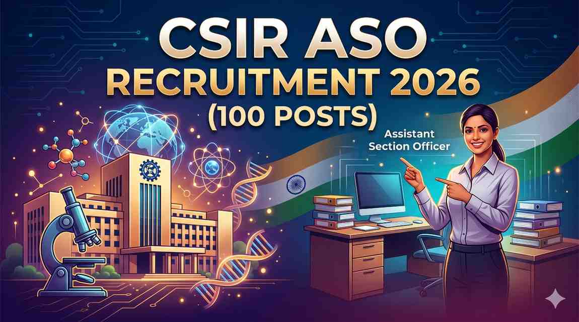 CSIR ASO Recruitment 2026