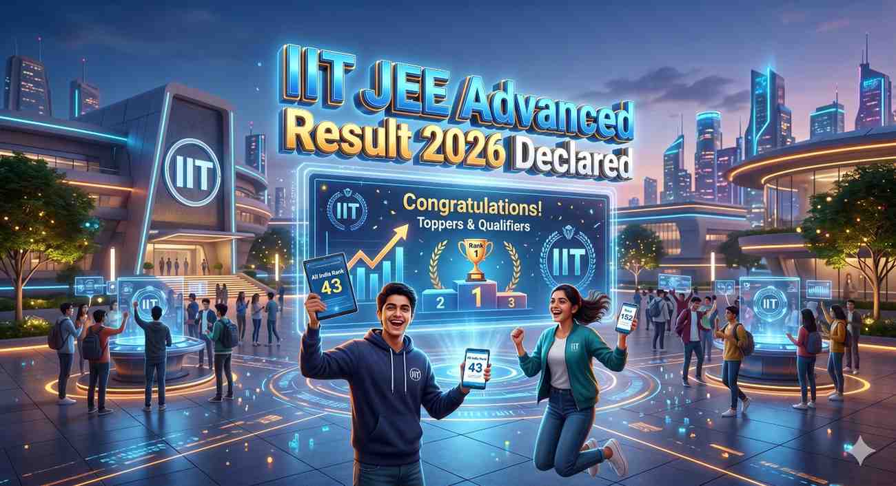 IT JEE Advanced Result 2026 Declared