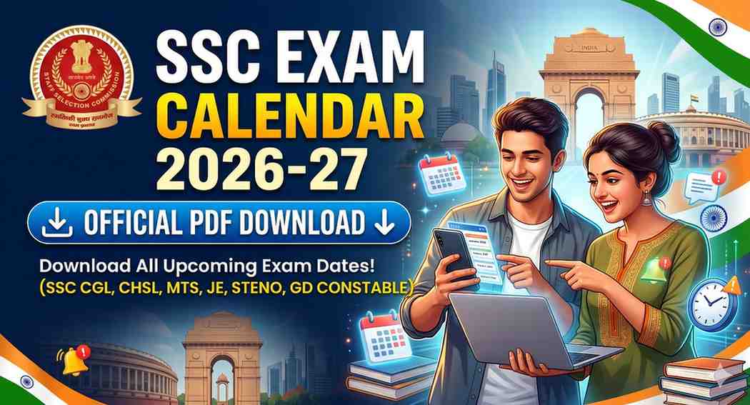 SSC Exam Calendar 2026-27