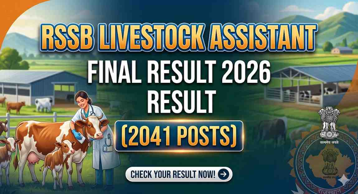 RSSB Livestock Assistant Final Result 2026