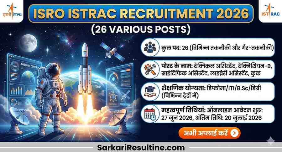 ISRO ISTRAC Recruitment 2026