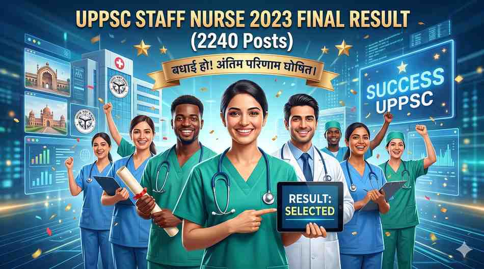 UPPSC Staff Nurse 2023 Final Result