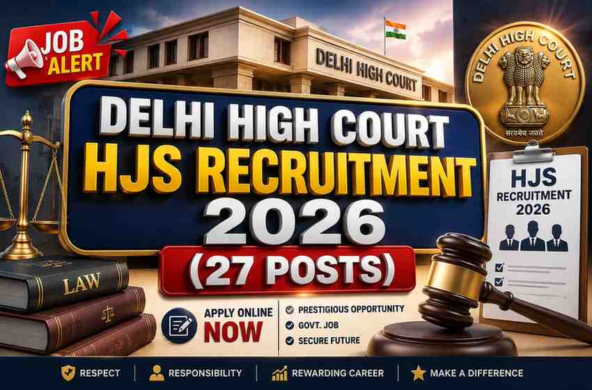 Delhi High Court HJS Recruitment 2026