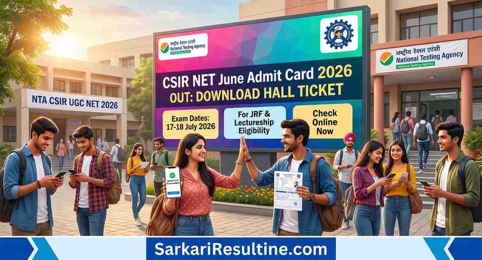 CSIR NET June Admit Card 2026