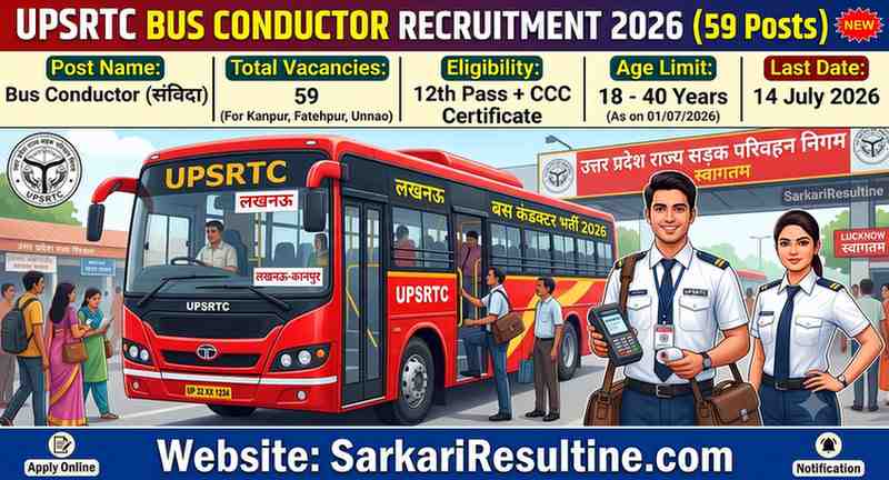 UPSRTC Bus Conductor Recruitment 2026