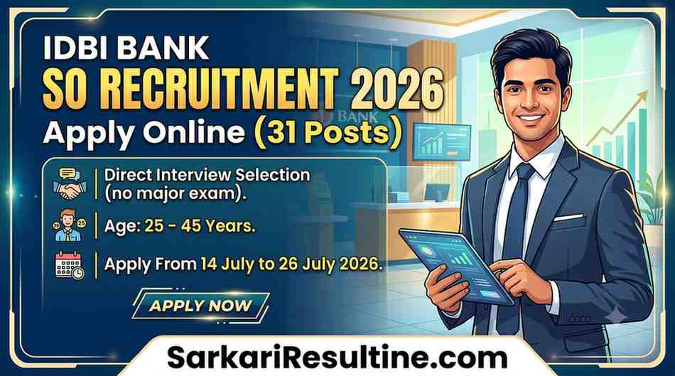 IDBI Bank SO Recruitment 2026