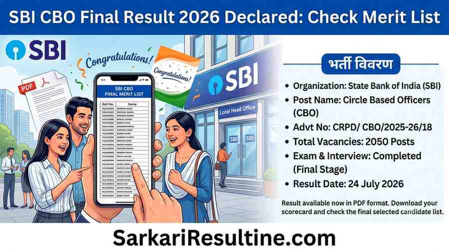 SBI CBO Final Result 2026