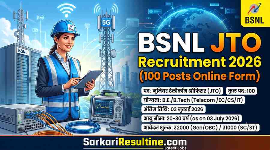 BSNL JTO Recruitment 2026