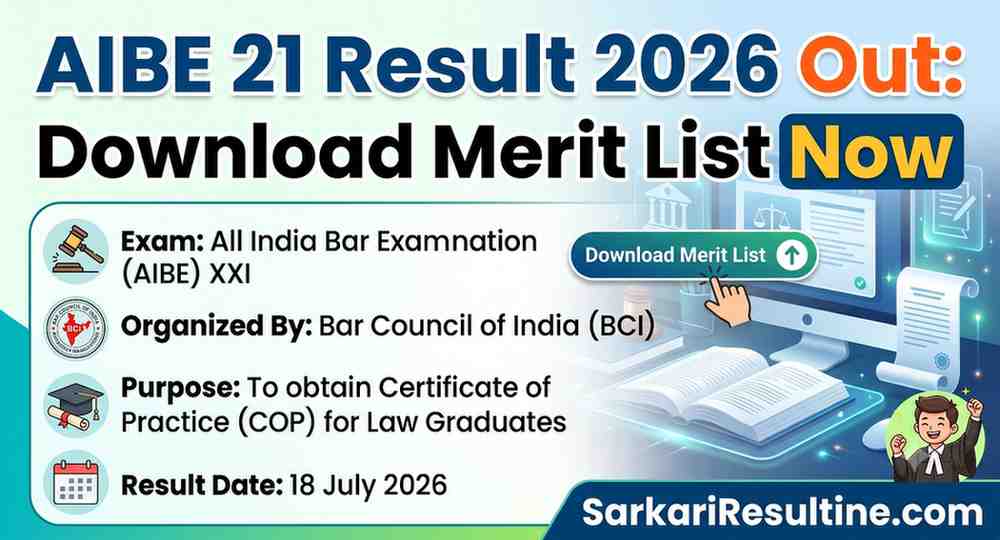 AIBE 21 Result 2026