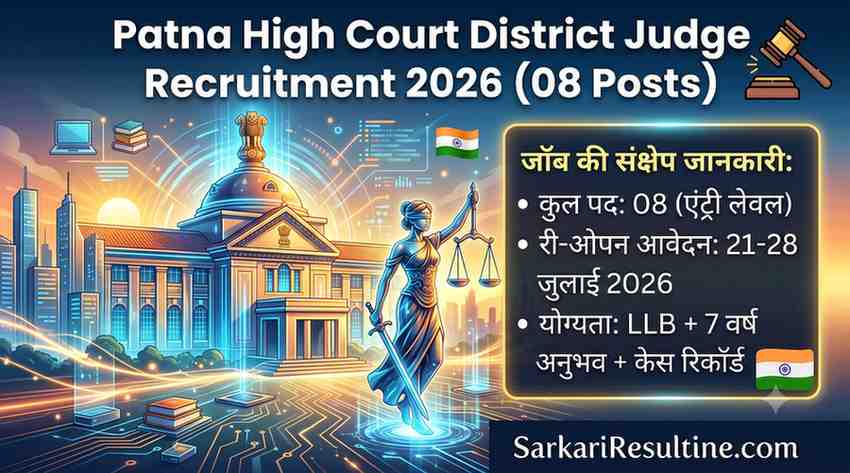 Patna High Court District Judge Recruitment 2026