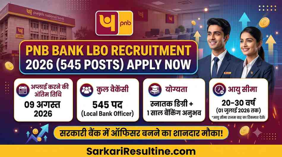 PNB Bank LBO Recruitment 2026