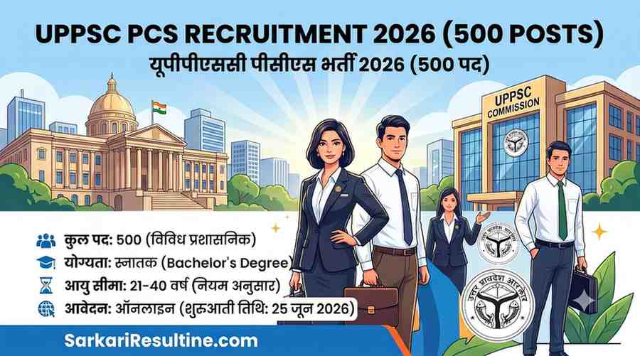 UPPSC PCS Recruitment 2026
