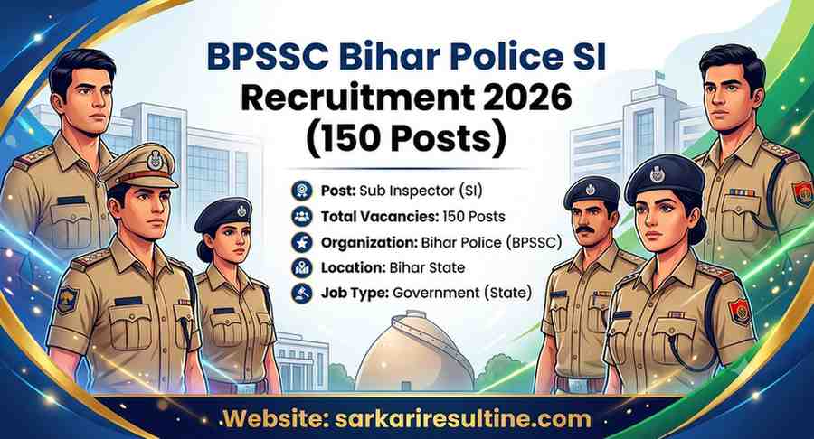 BPSSC Bihar Police SI Recruitment 2026