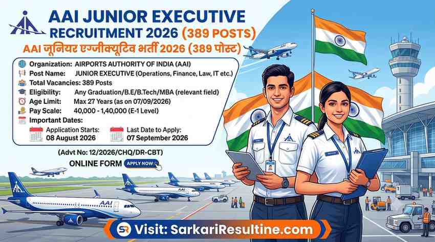 AAI Junior Executive & Manager Recruitment 2026