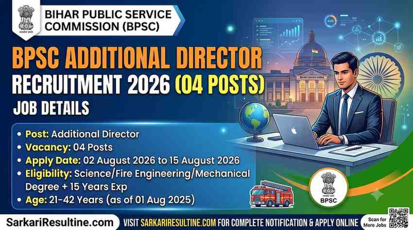 BPSC Additional Director Recruitment 2026 (04 Posts)