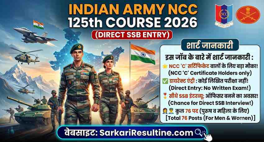 Indian Army NCC 125th Course 2026