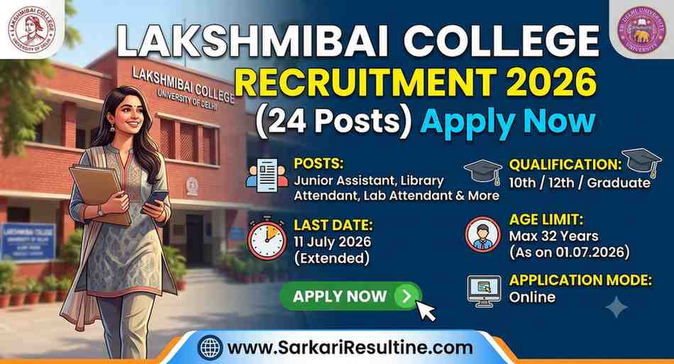 Lakshmibai College Recruitment 2026