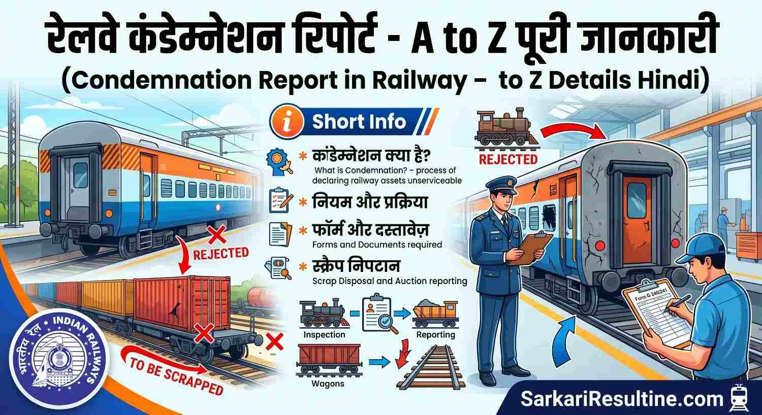Condemnation Report in Railway
