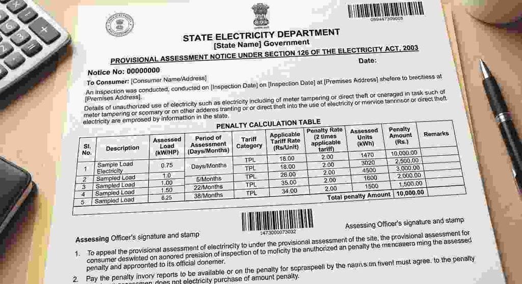 Section 126 Penalty Notice for Cloud Kitchen