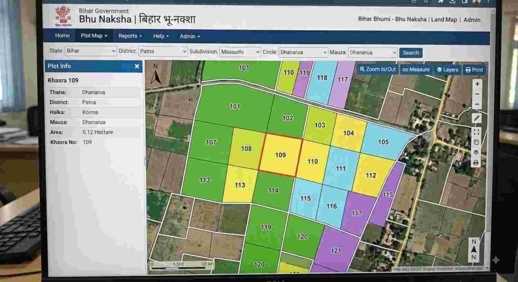 Bhulekh Naksha (भूलेख) नक्शा ऑनलाइन कैसे डाउनलोड और प्रिंट करें?