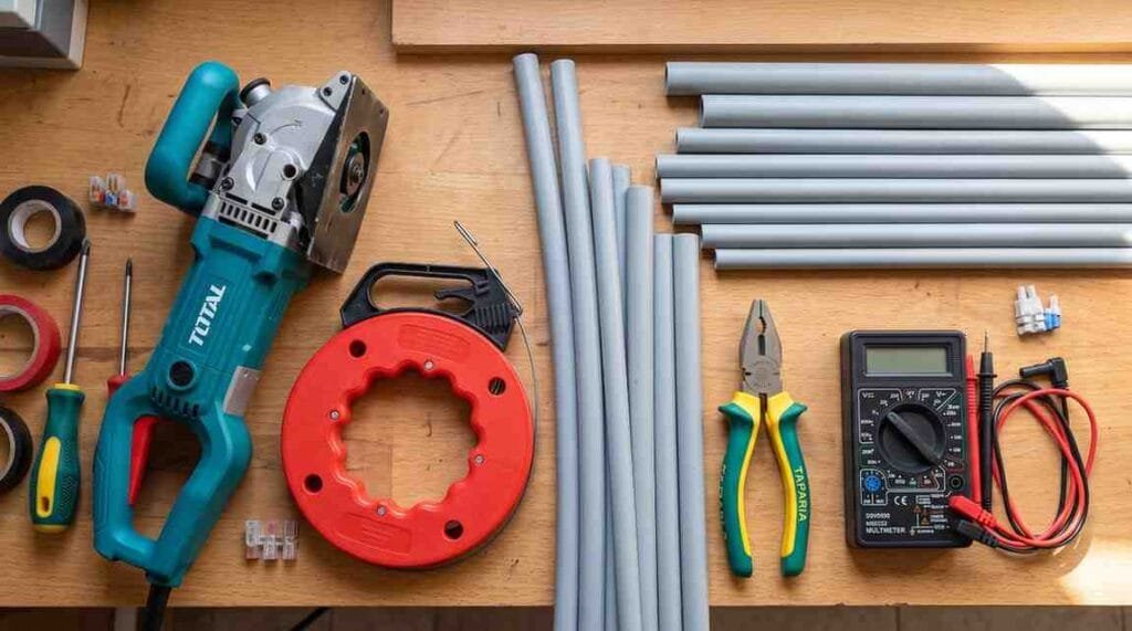 Essential tools required for underground house wiring