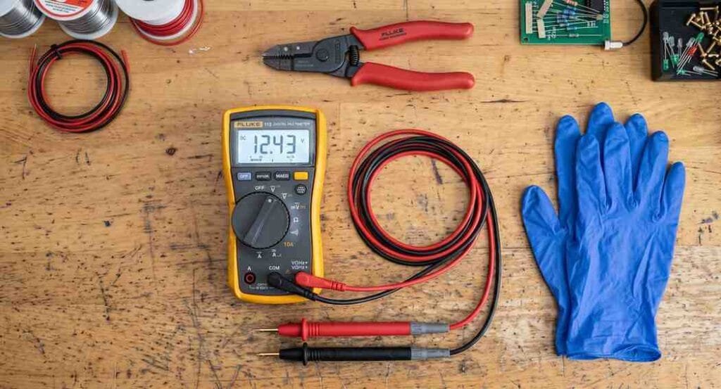 Safe handling of Multimeter probes