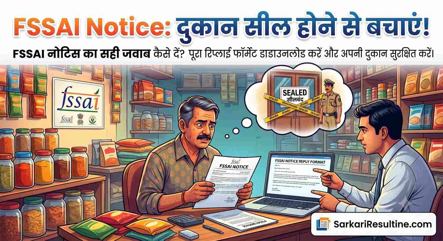FSSAI Notice Reply Format