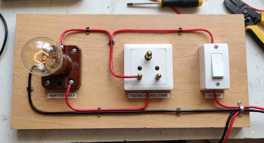 Series Testing Board for Electrical Workshop]