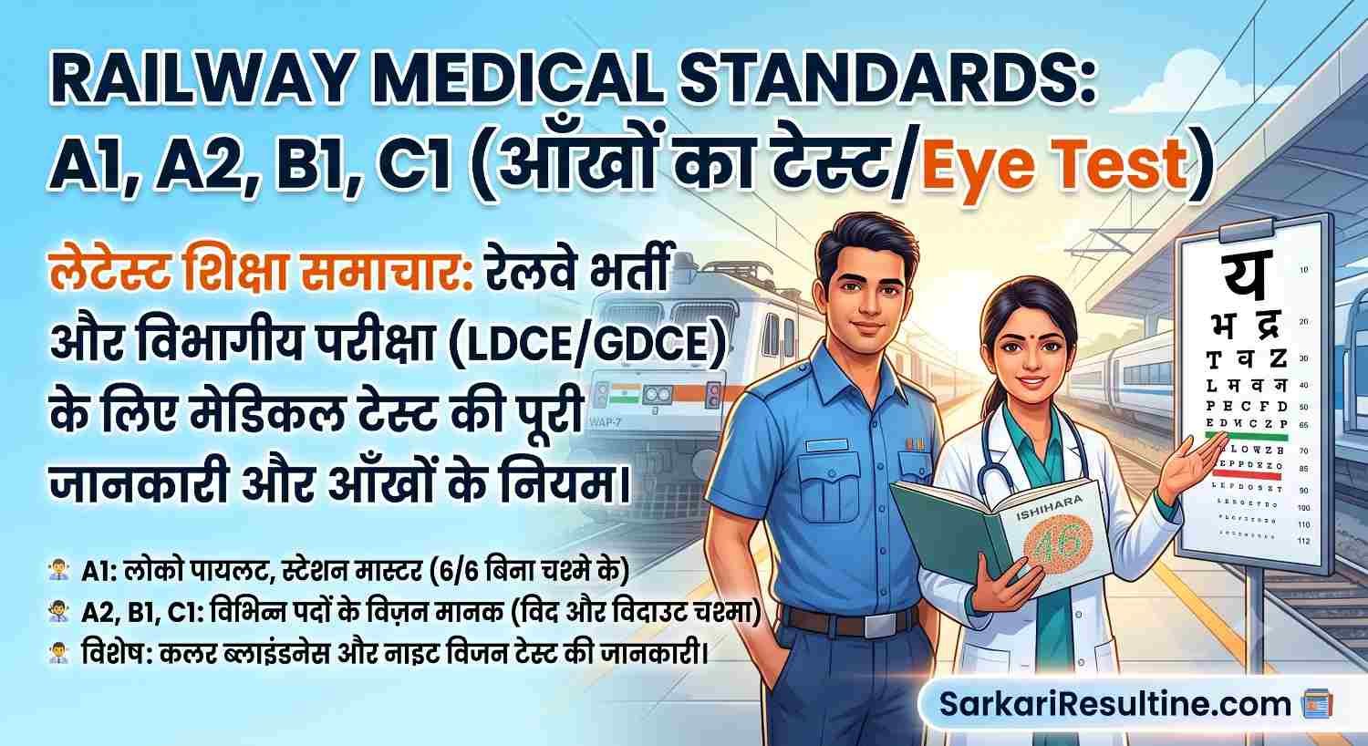 Railway Medical Standards A1 A2 B1 C1