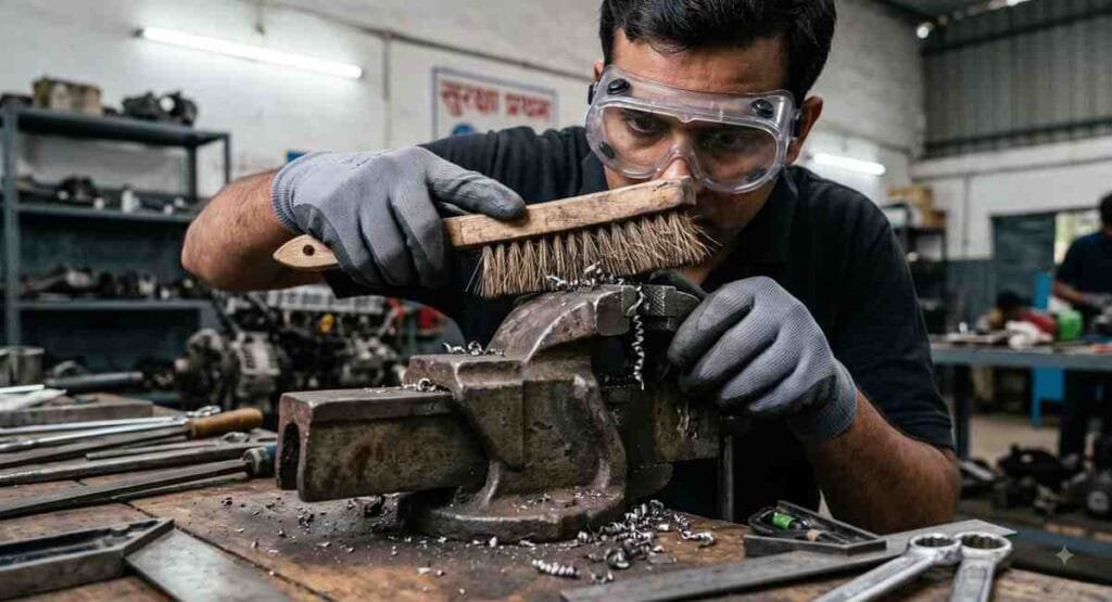 Safety Precautions using ITI Fitter Hand Tools]
