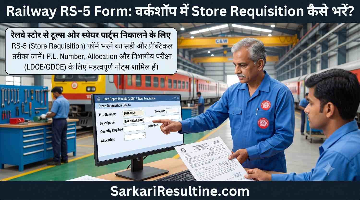 Railway RS-5 Form