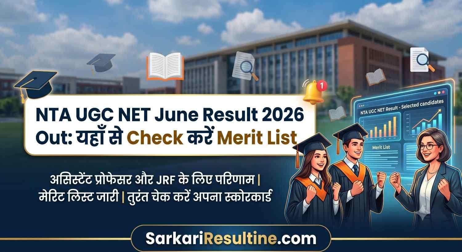 NTA UGC NET June Result 2026