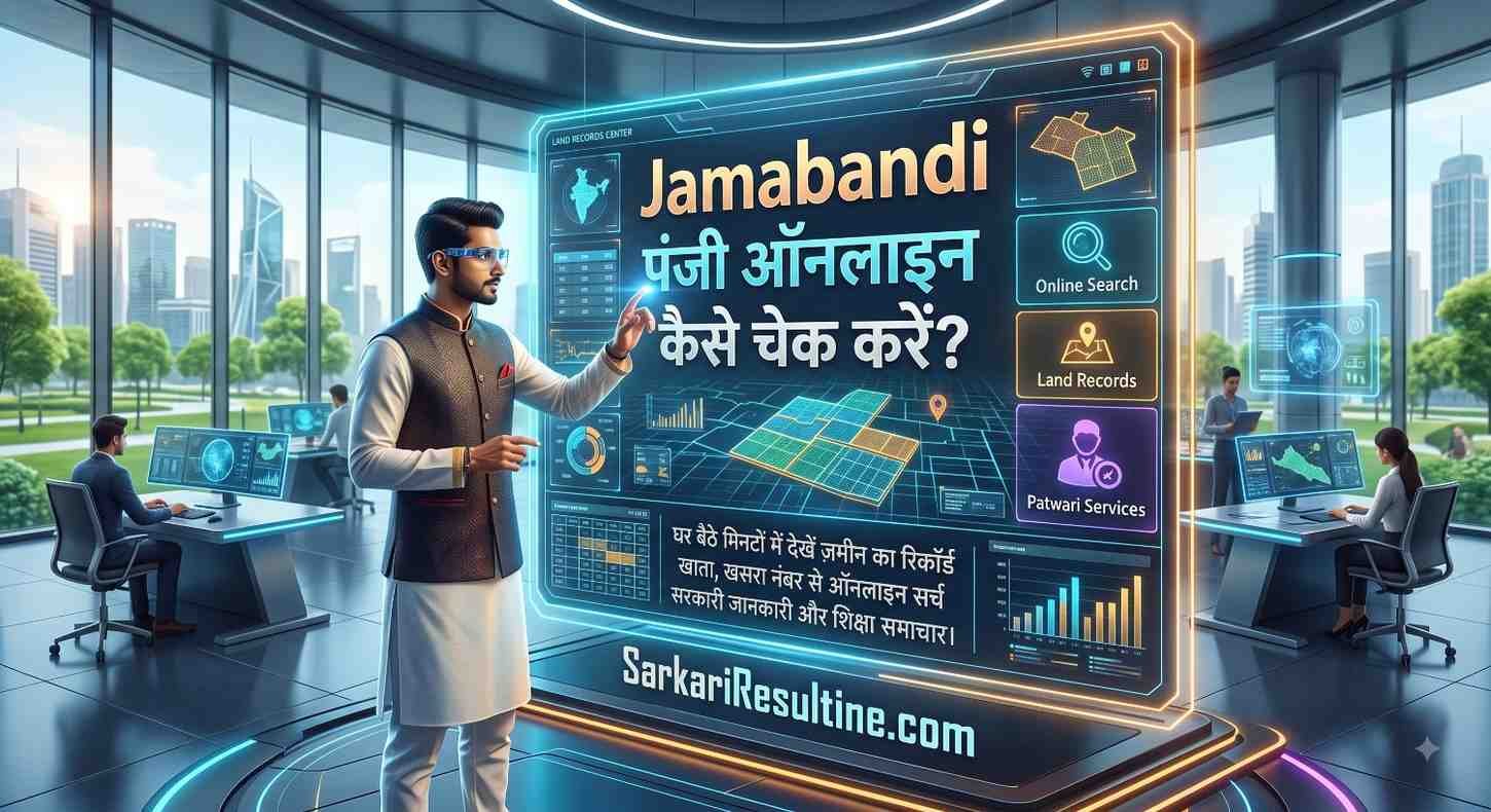 Jamabandi (जमाबंदी) पंजी ऑनलाइन कैसे चेक करें