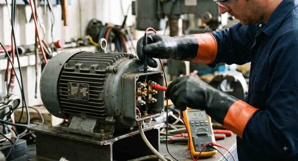 Electrical Safety and PPE during Series Testing]