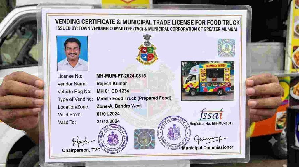 Nagar Nigam Food Truck License India