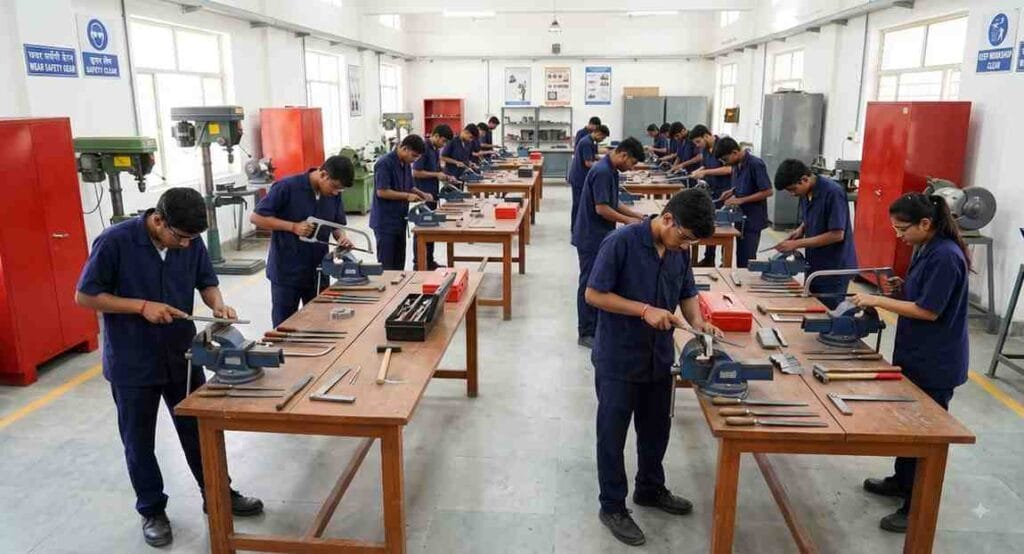 ITI Fitter Hand Tools Practical Workshop