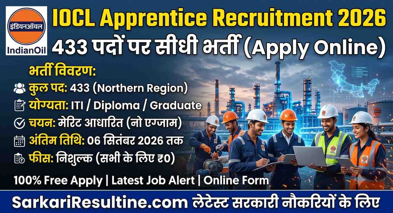 IOCL Apprentice Recruitment 2026