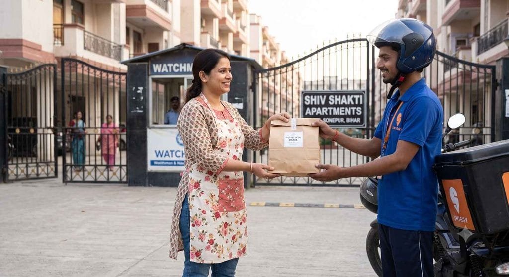  Tiffin Service delivery management to avoid RWA society objections]