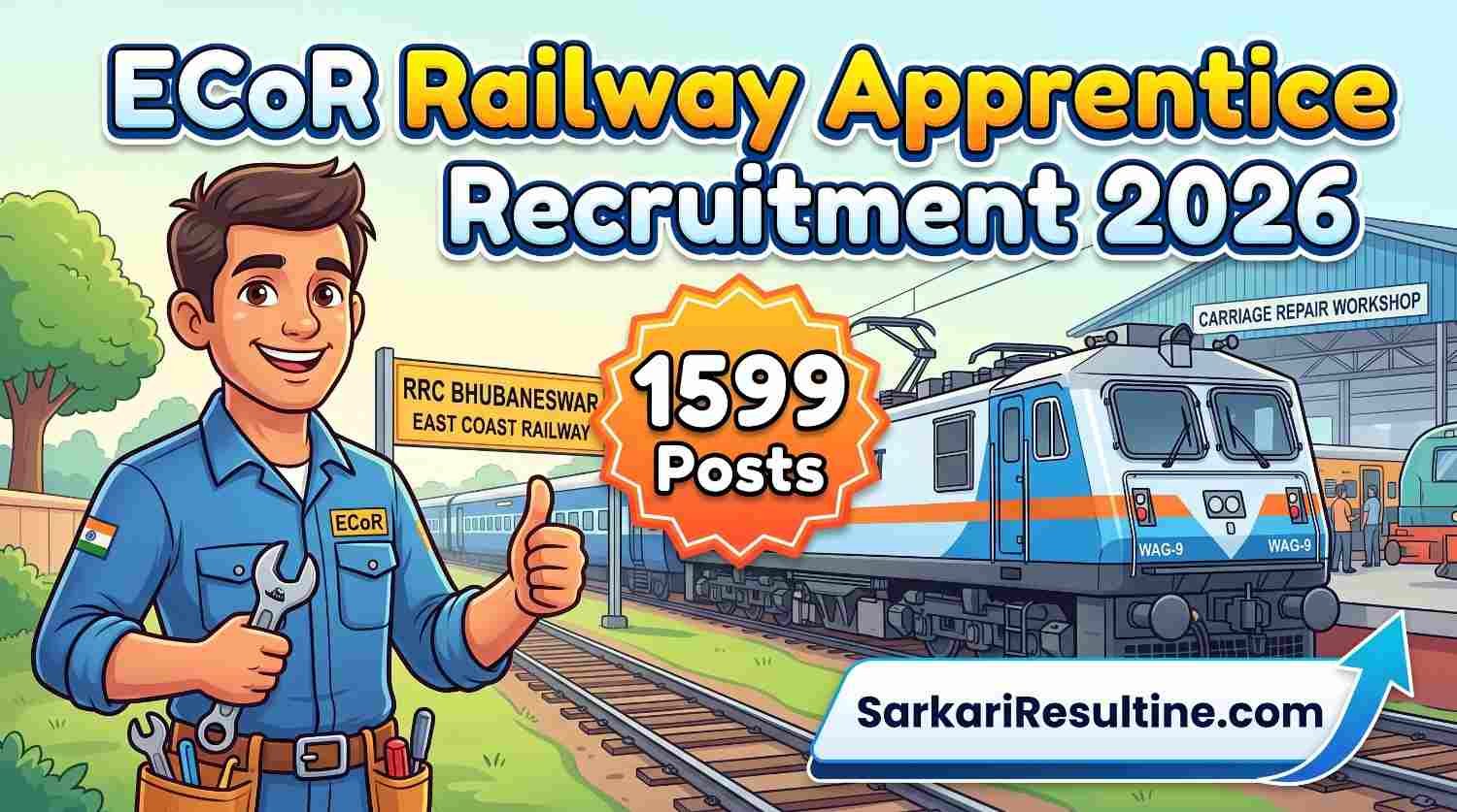 East Coast Railway Apprentice Recruitment 2026