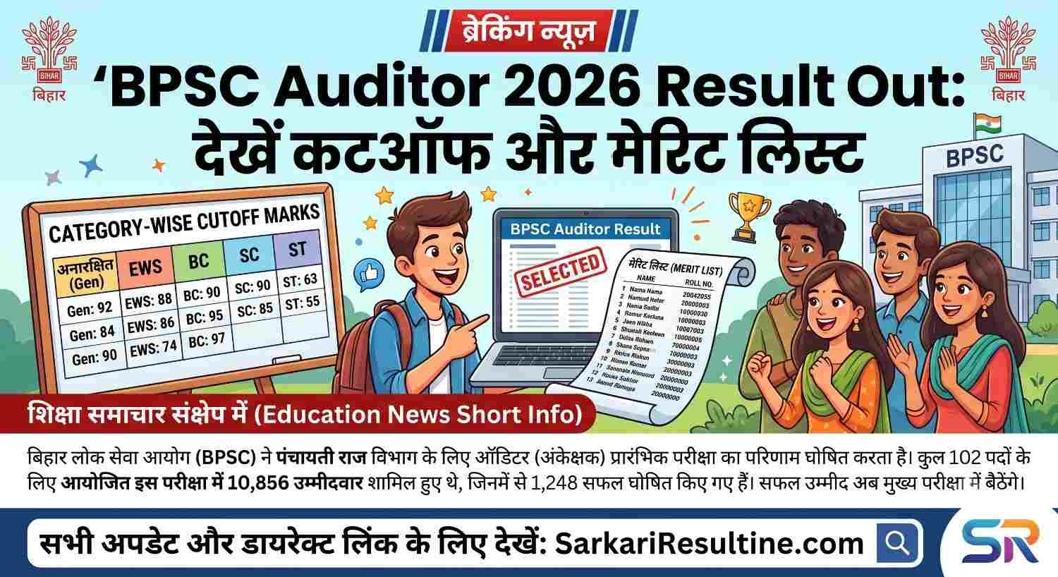 BPSC Auditor 2026 Result